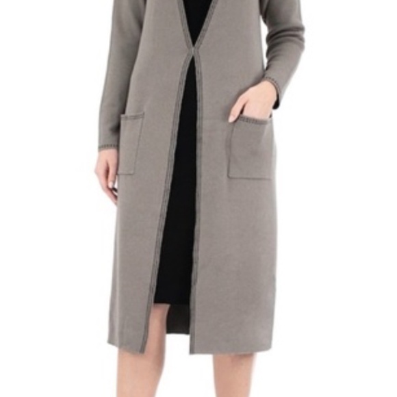 Nina Leonard Duster Cardigan - Picture 2 of 9